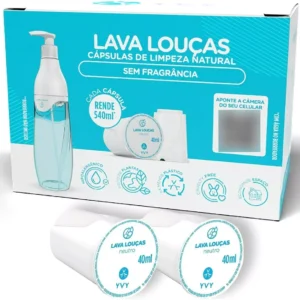 Detergente Lava Louças Hipoalergênico Yvy (2 Capulas)