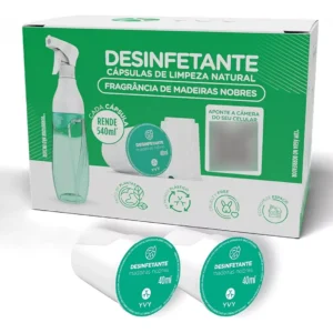 Kit Refil Desinfetante Madeiras Nobres Yvy 2 Cápsulas