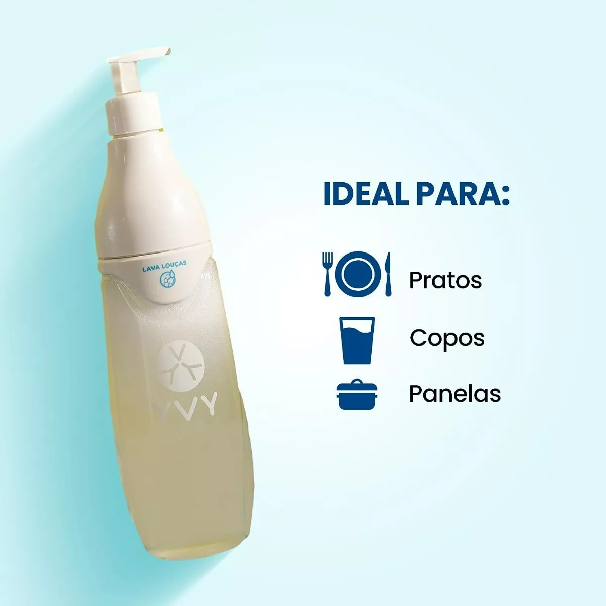 Detergente Lava Louças Hipoalergênico Yvy (2 Capulas) - Imagem 6