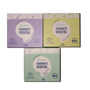 Sabonete Vegetal Hipoalergênico 85g -  Positiv.a