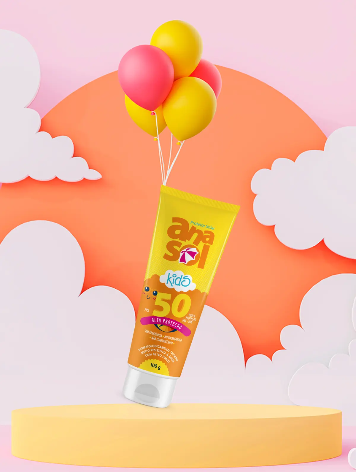 Protetor Solar Kids Fps 50 Anasol 100g - Imagem 2